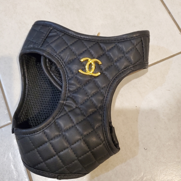 no name Other - Chanel-style small dog harness...faux leather